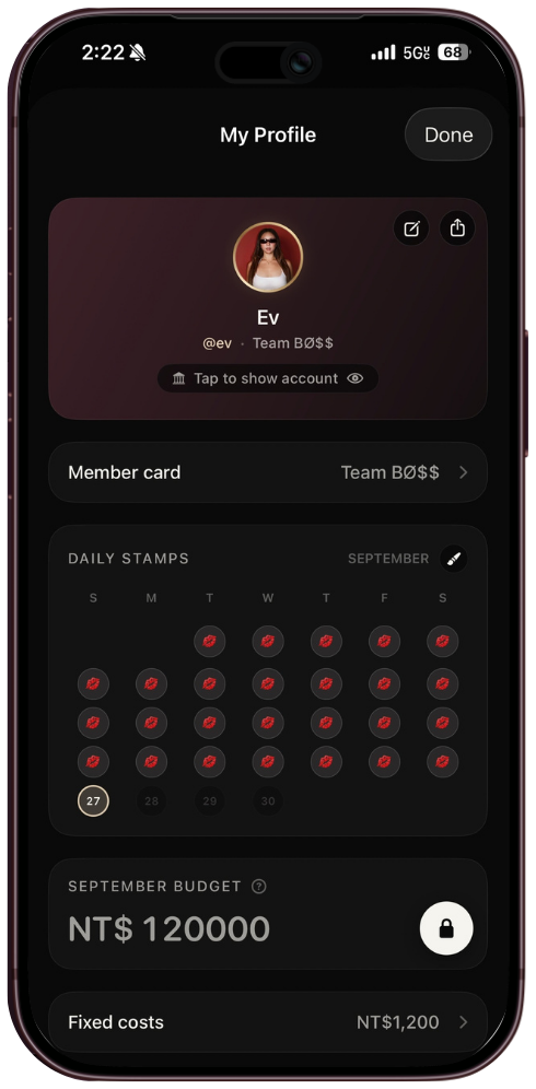 iMoney — profile
